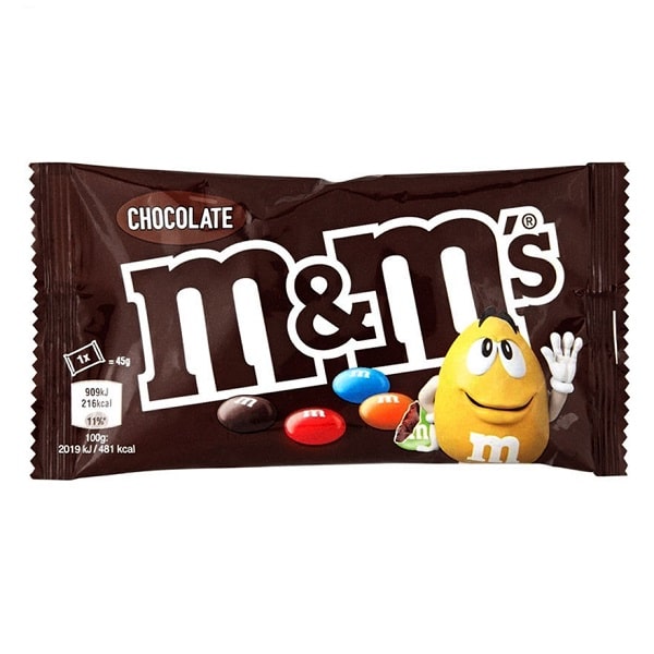 دراژه شکلاتی m&m