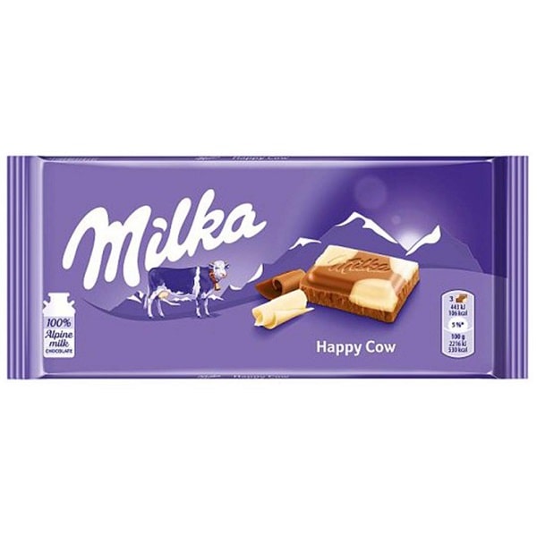 شکلات سفید شیری میلکا Milka Milk White Chocolate 100g