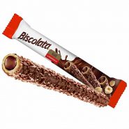 شکلات رولی با مغز شکلات و فندق Boscolata